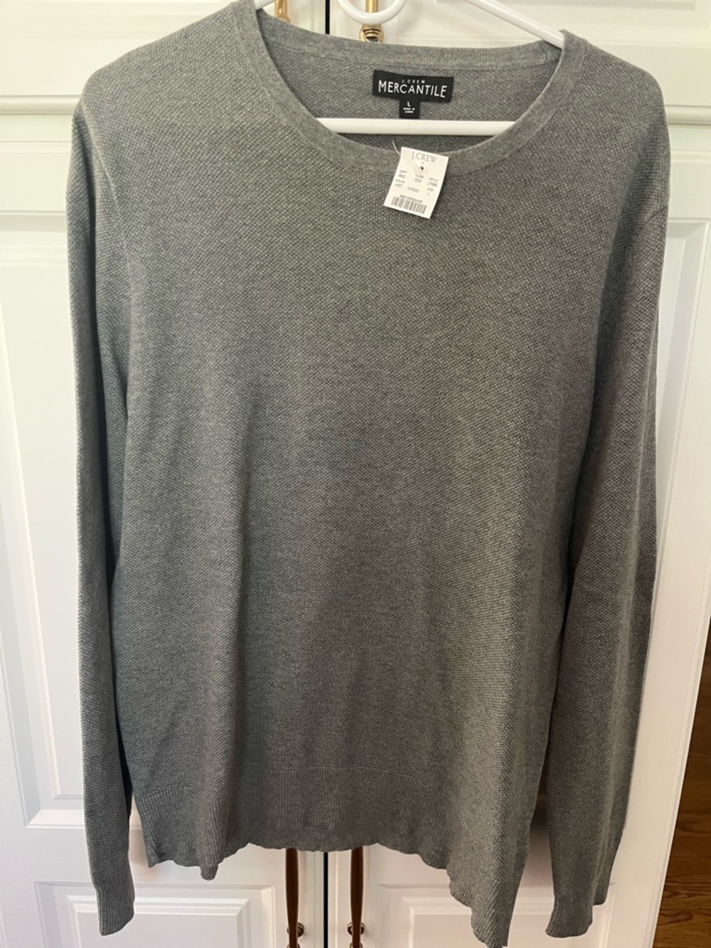 J. Crew Mercantile Gray Crewneck Sweater